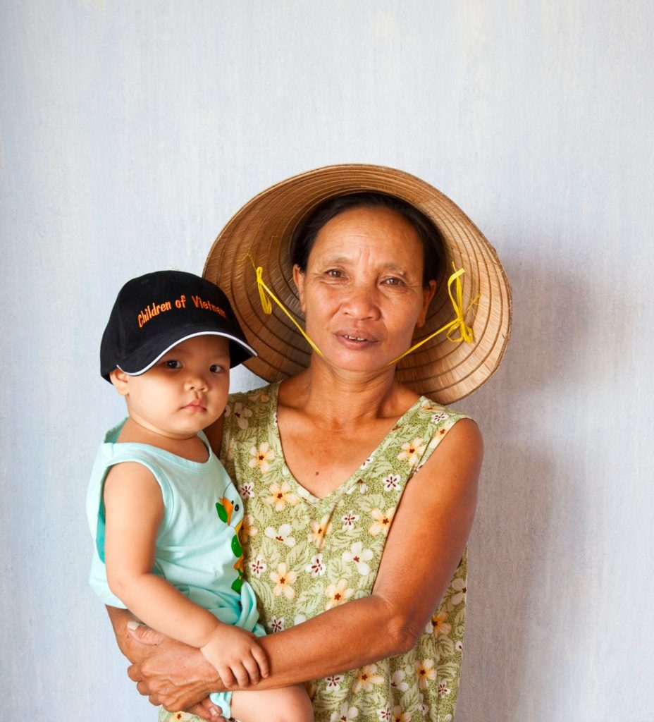 Mother holding her Baby boy