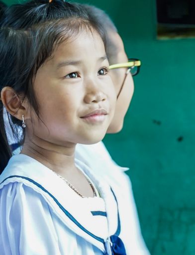 Hopeful School Child